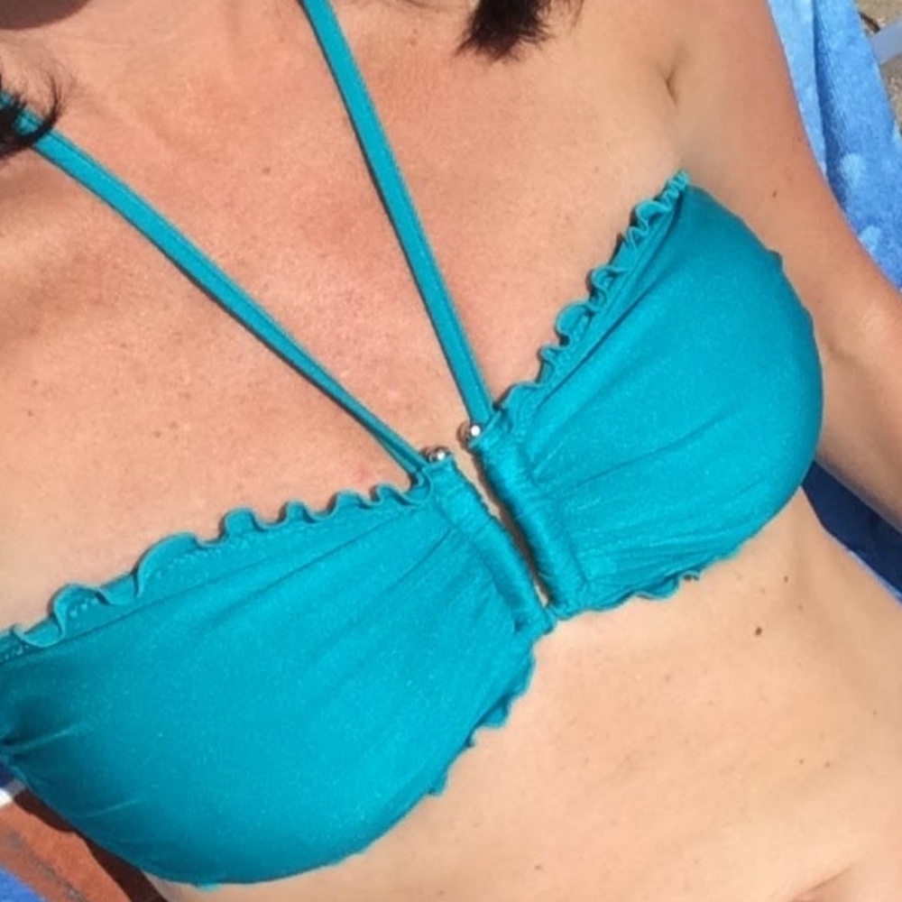 Seafolly Teal Bikini TOP